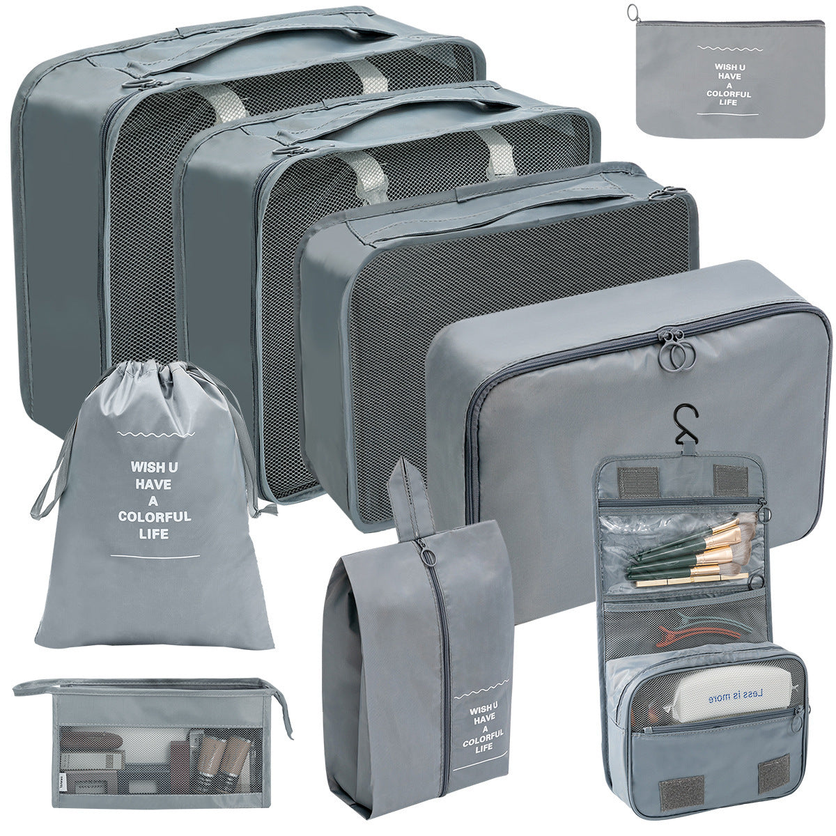 8 in 1 Travel Bag Pouches