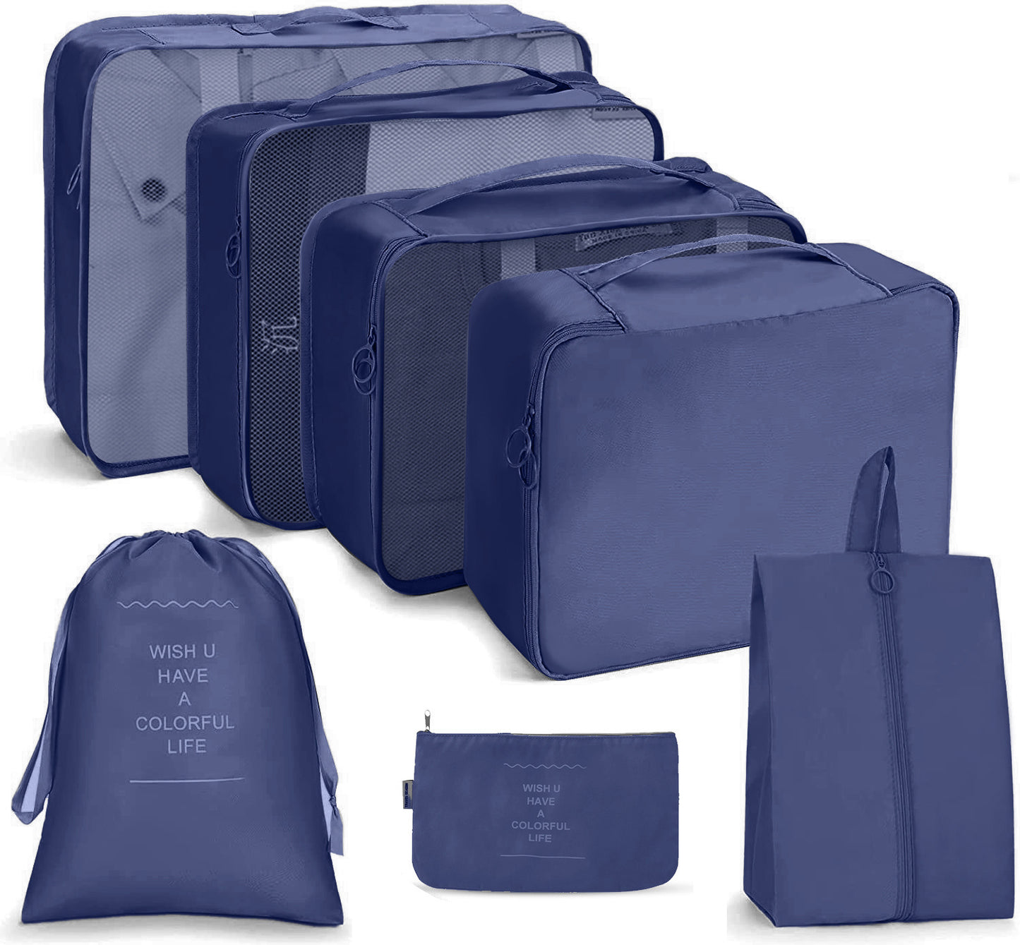 8 in 1 Travel Bag Pouches