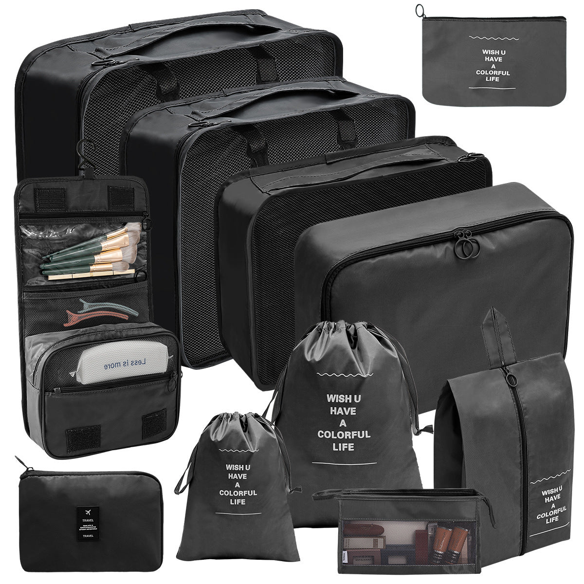 8 in 1 Travel Bag Pouches