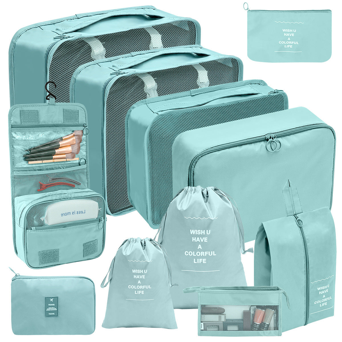 8 in 1 Travel Bag Pouches