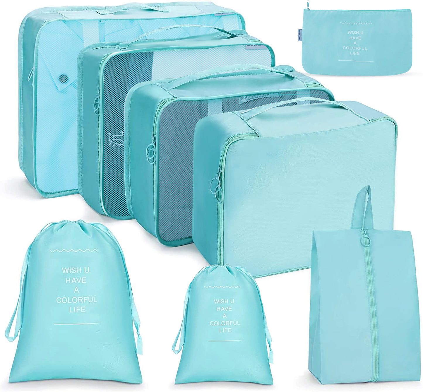 8 in 1 Travel Bag Pouches