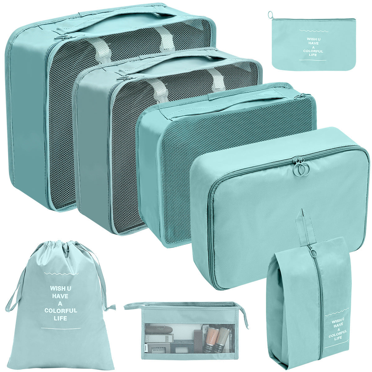8 in 1 Travel Bag Pouches