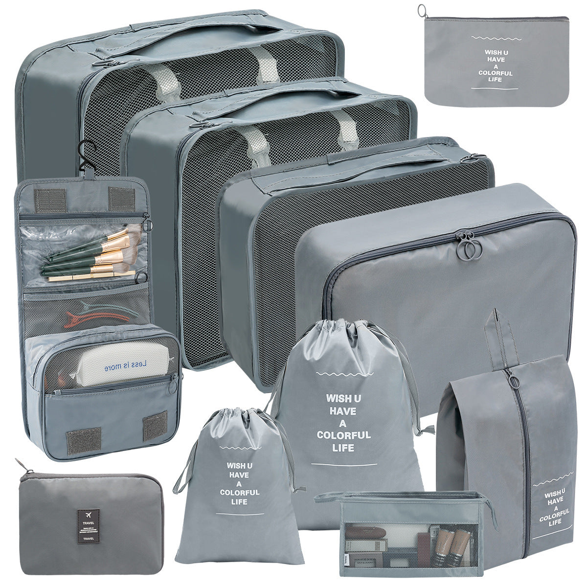 8 in 1 Travel Bag Pouches