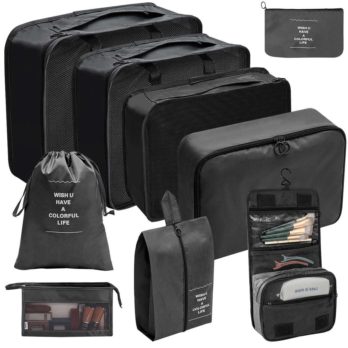8 in 1 Travel Bag Pouches