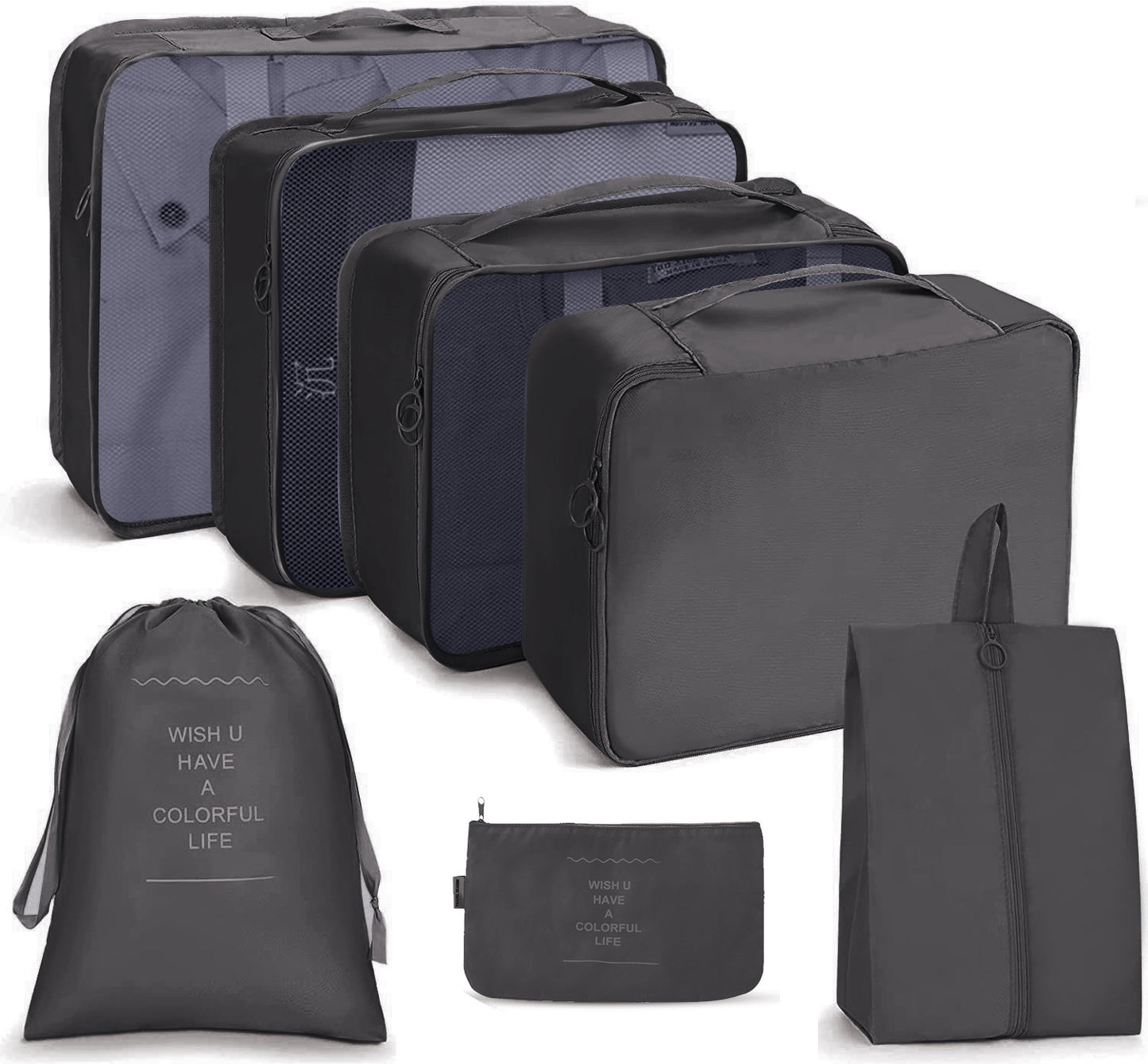 8 in 1 Travel Bag Pouches