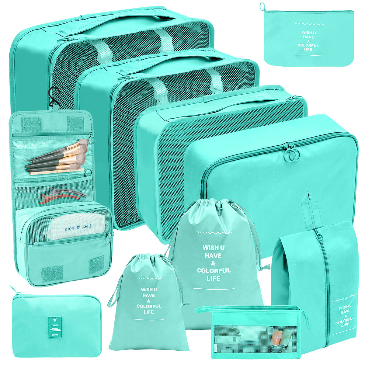 8 in 1 Travel Bag Pouches