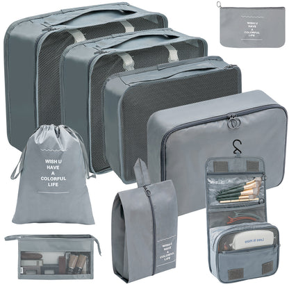 8 in 1 Travel Bag Pouches
