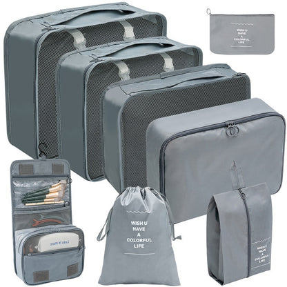 8 in 1 Travel Bag Pouches