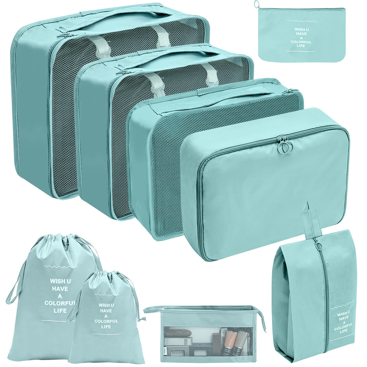 8 in 1 Travel Bag Pouches