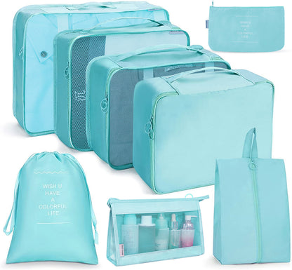 8 in 1 Travel Bag Pouches