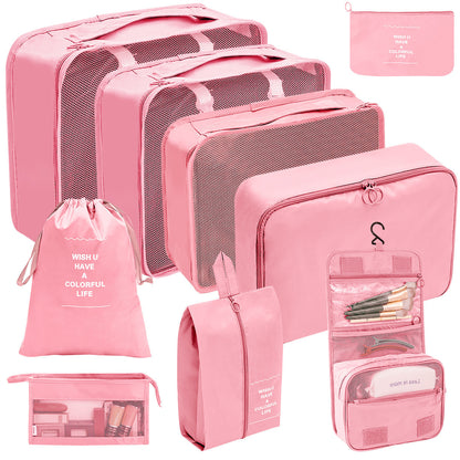 8 in 1 Travel Bag Pouches