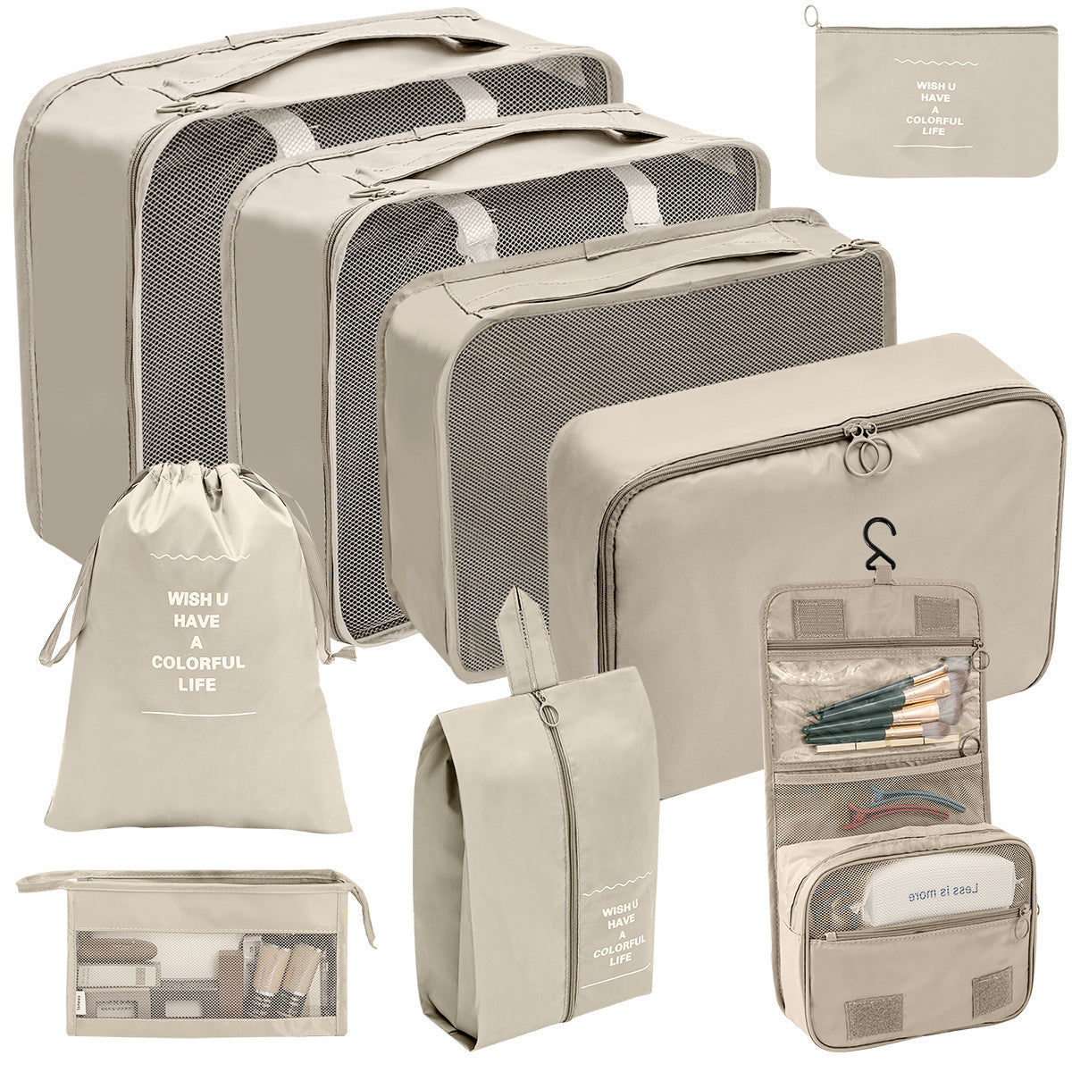 8 in 1 Travel Bag Pouches