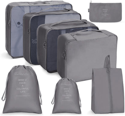 8 in 1 Travel Bag Pouches