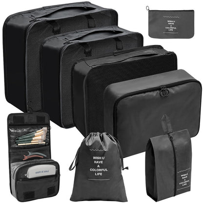 8 in 1 Travel Bag Pouches