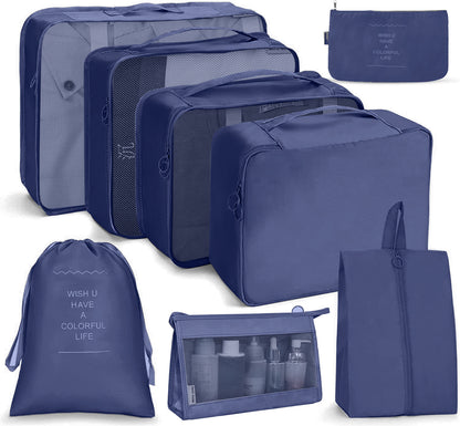 8 in 1 Travel Bag Pouches